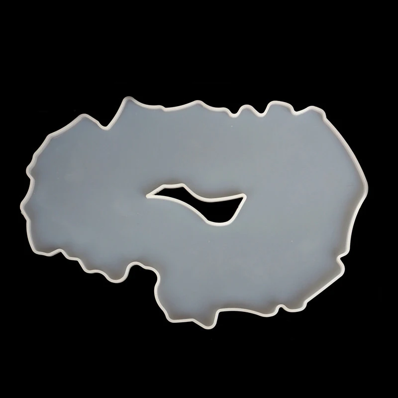 

Large Wave Shape Irregular Coasters Resin Casting Mold Resin Craft Art Coasters Tray Base Mold SWD889