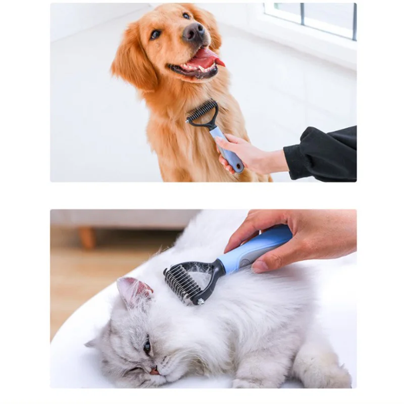 

Dog And Cat Combing Brush Hair Removal Finishing Beauty Tools Accessories Hair Removal Beauty Massage Pet Supplies