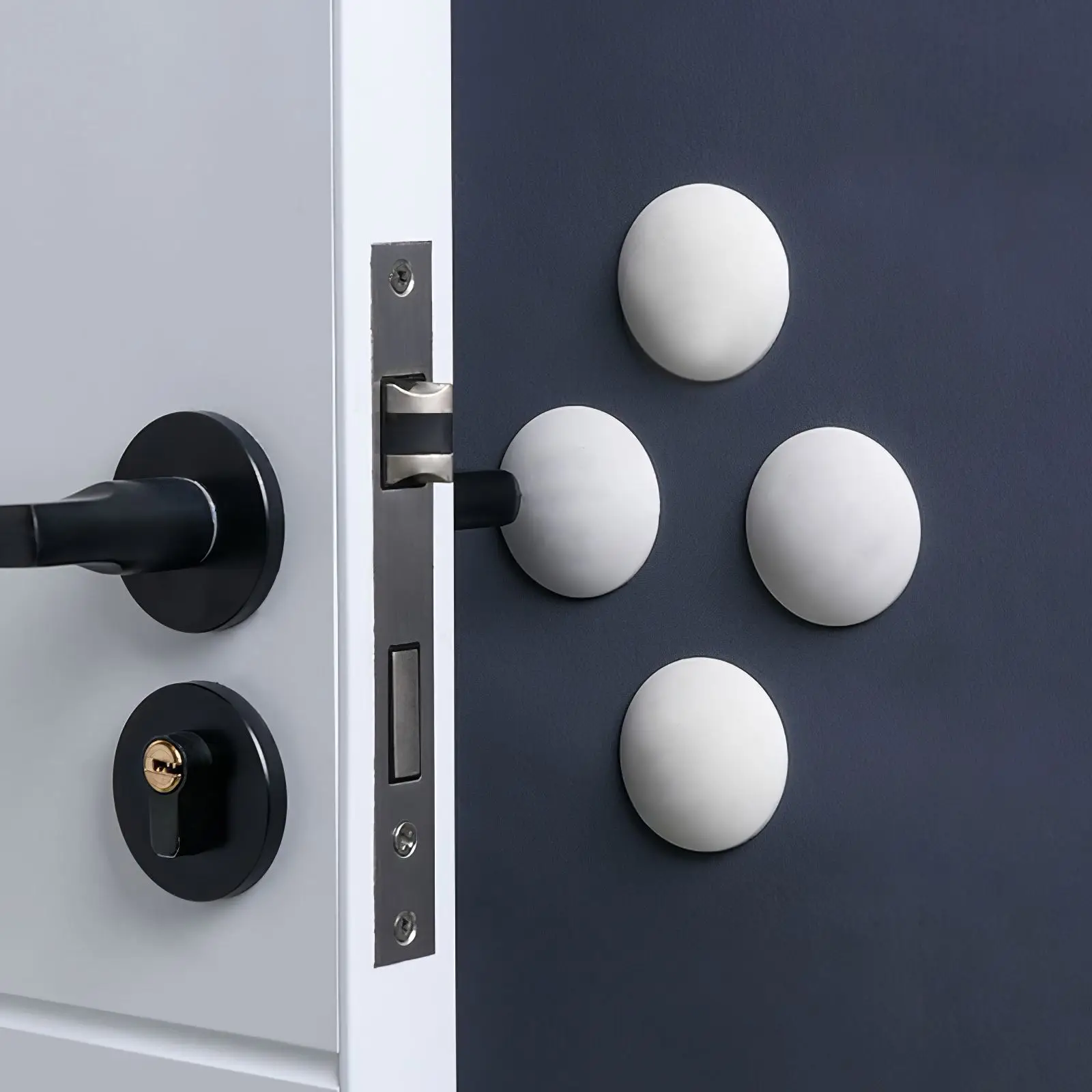 Дверные ограничители резиновые настенные протекторы шумоподавление сильный