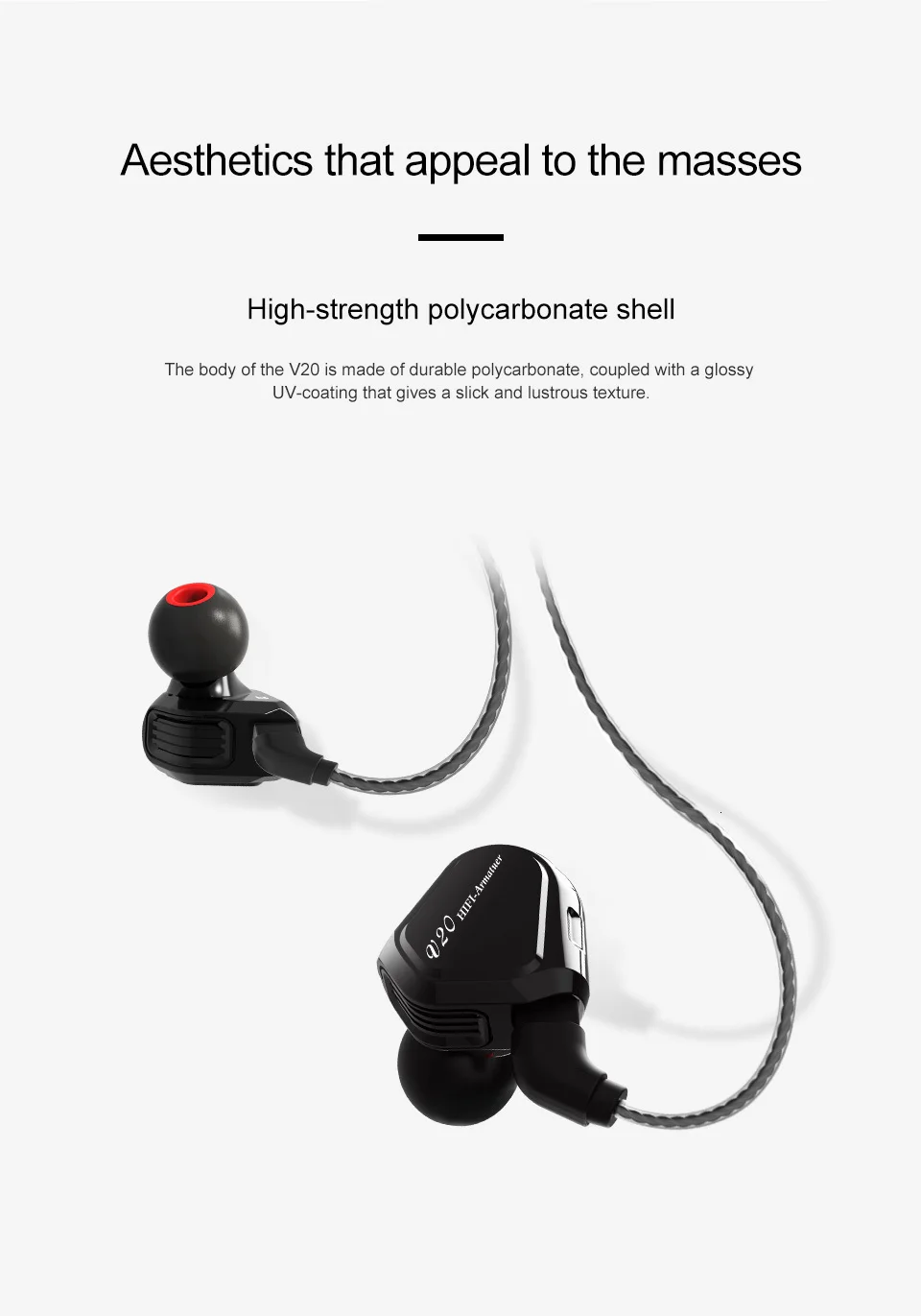 AK TRN V20 DD+ BA гибридные наушники в ухо HIFI DJ монитор для бега спортивные наушники ушные затычки 2PIN кабель TRN V80/V30/BT20/X6