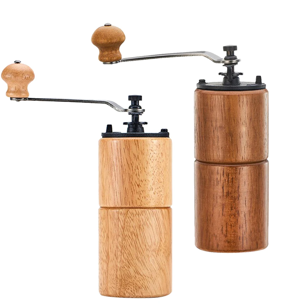 安い 2個手動コーヒーグラインダー調整可能な粗鋳鉄ハンドヘルドミル