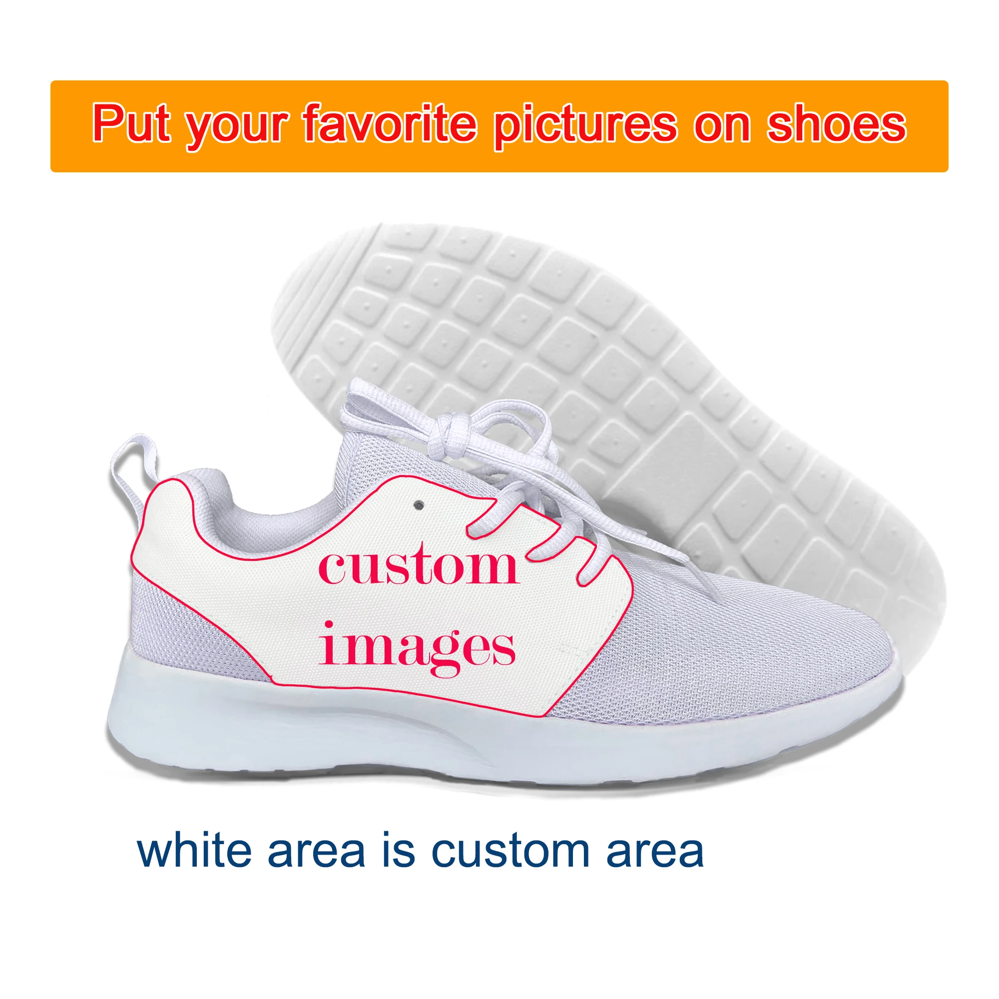 

Custom Image Seahawks Logo Personalized Mesh Sneakers Women Casual Shoes Summer for Seattle Football Fans Black White Pink Shoes
