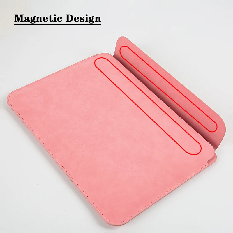 Матовая сумка из ПУ кожи с магнитной пряжкой для ноутбука Новый Macbook Air Pro 13 Retina
