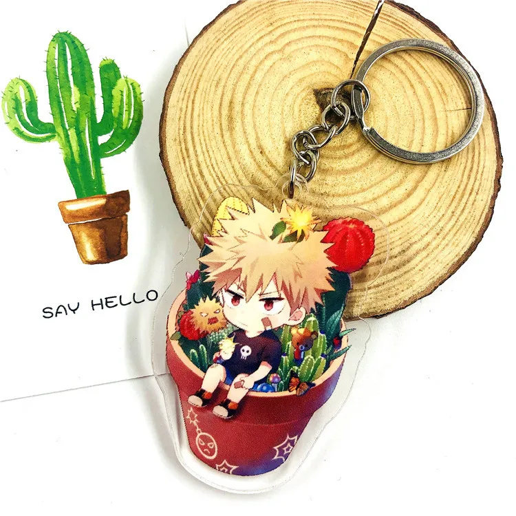 Мой герой academic фигурка игрушка акриловый брелок мидория изуку Bakugou катсуки Todoroki Shoto симпатичный брелок для мальчиков