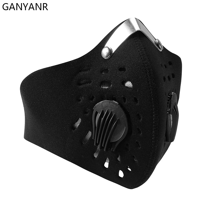 

GANYANR Running Mask Cycling Ski Airsoft Half Face Cover Cold Weather Workout Winter Training Snowboard Protector Tactical Gym
