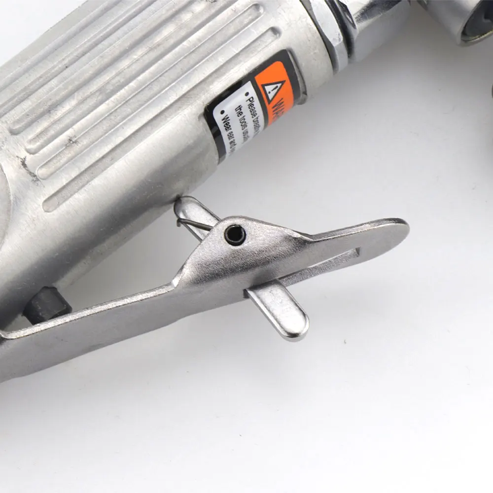 

90 Degree 3 / 8 High Speed Elbow Stirring Pistol Drill 6.5mm Silver Pneumatic Tool Pneumatic Right Angle Air Drilling Grinder