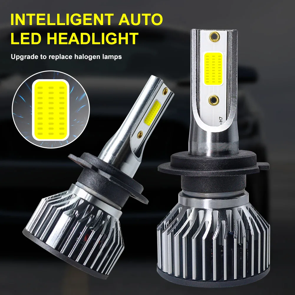 

H4 Car Headlight Bulb H1 H3 H7 H11 9005 9006 LED Bulb 36W 9-24V 5000LM Headlamp 6000K White IP68 Waterproof Car Accessories