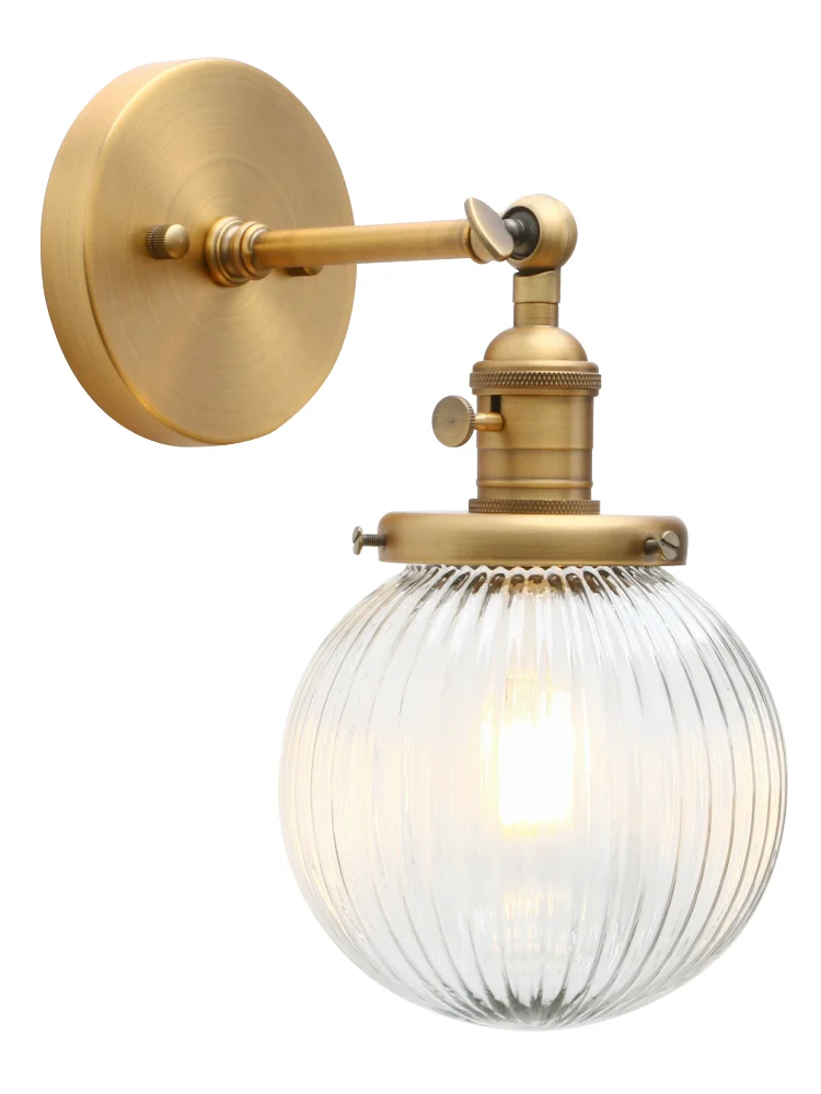 

Промышленные круглые стеклянные настсветильник светильники Permo, Настенные светильники с переключателем для кухонного островка, гостиной, ...