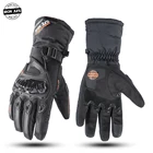 Мотоциклетные Перчатки IRON JIA'S, зимние водонепроницаемые, с защитой от ветра и сенсорного экрана