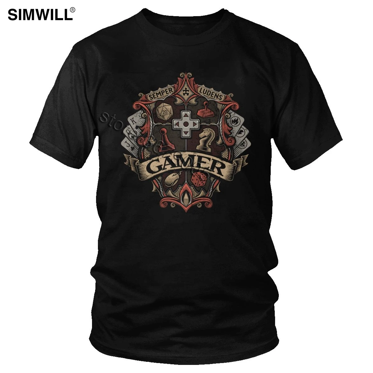 Футболка мужская хлопковая с коротким рукавом Классическая брендовая тенниска