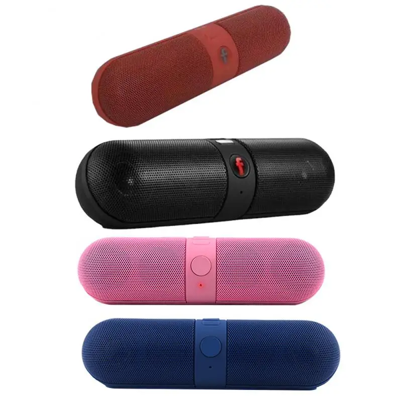 

Portable capsule Speaker Wireless Bluetooth-compatible Subwoofer Outdoor Loudspeaker Stereo Surround Support FM radio TF newest