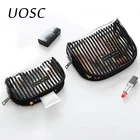 Прозрачная полосатая косметичка UOSC, Прозрачная женская косметичка, органайзер для путешествий, набор туалетных принадлежностей, для прямых поставок