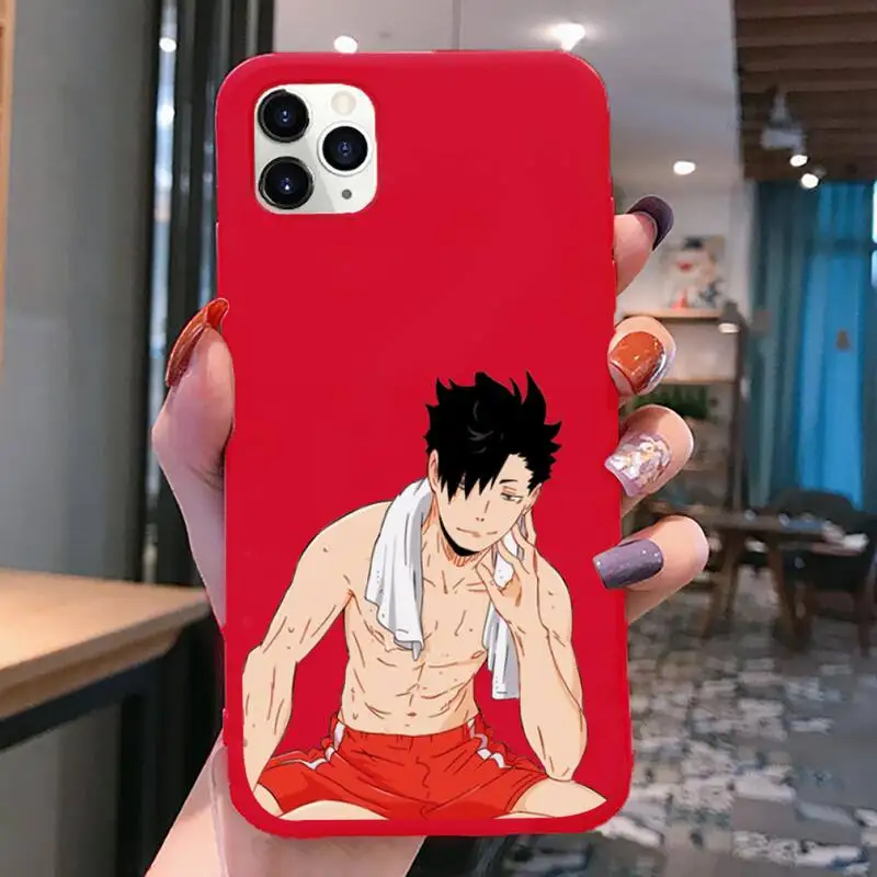 

Kuroo Tetsurou Kozume Kenma Phone Case For iphone 12 11 Pro Max Mini XS 8 7 6 6S Plus X SE 2020 XR Red Cover