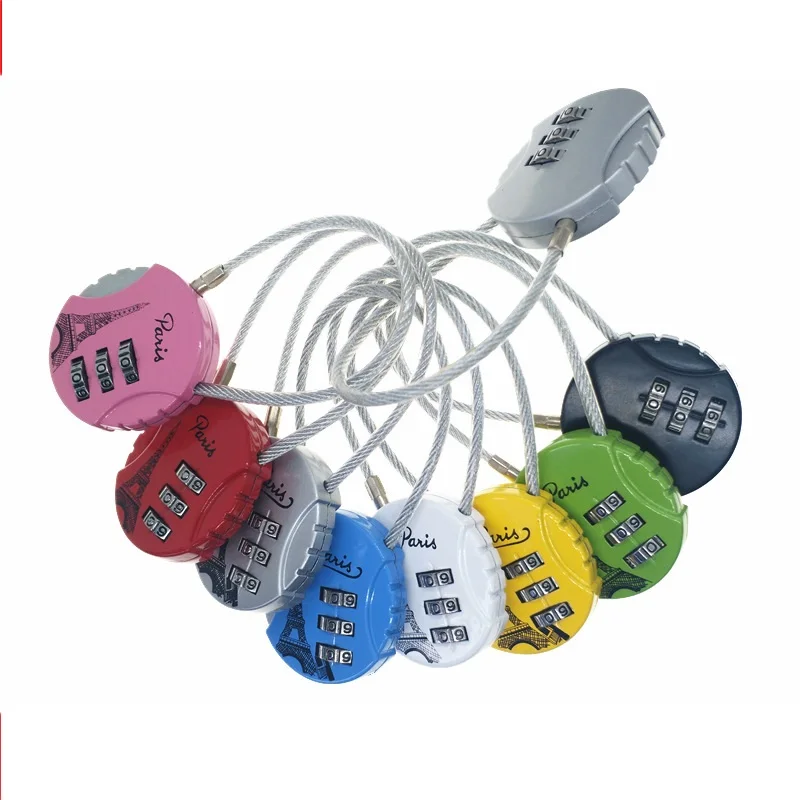 

503 furniture cabinet helmet wire rope password lock padlock suitcase trolley luggage suitcase anti-theft cartoon lock