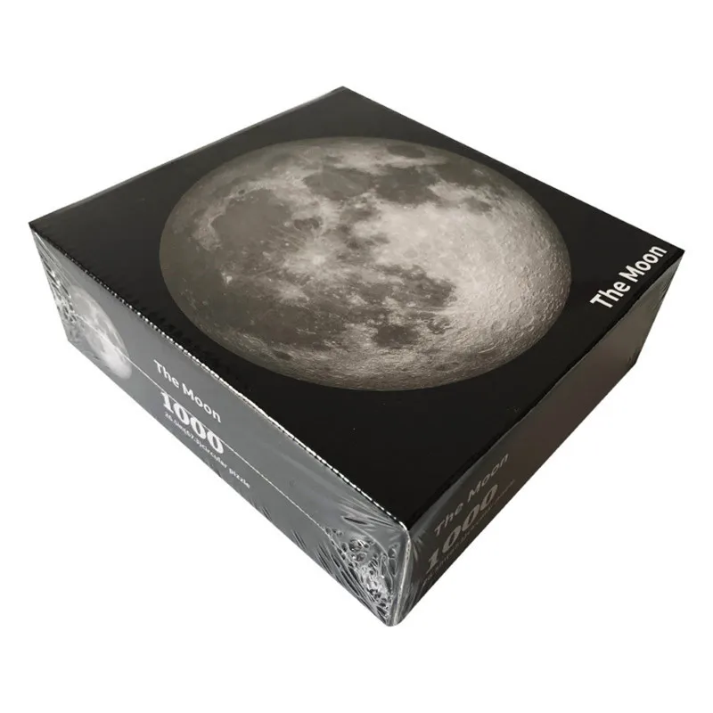 1000 pcs/set Round Geometrical Earth Moon Sky Jigsaw Puzzle Rainbow Adult Kids Flat Educational Reduce Stress Toy | Игрушки и хобби
