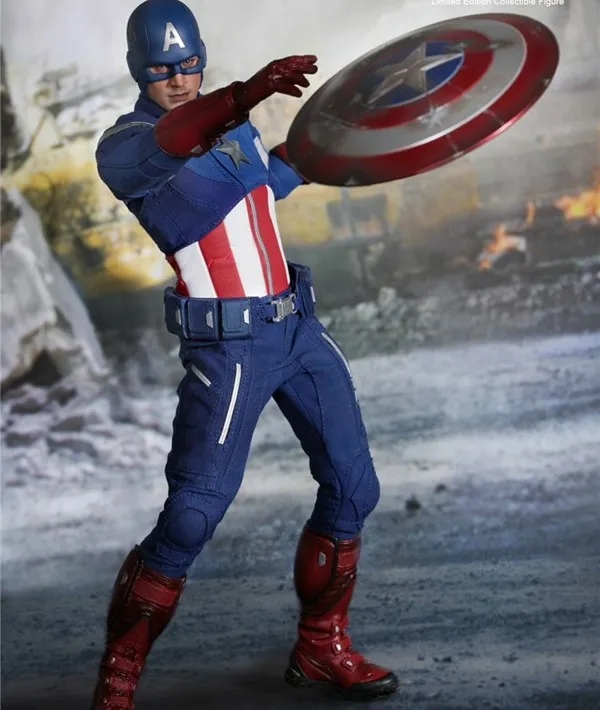 

HT hottoys Hot Toys MMS174 MMS-174 1/6 Captian US 2.0 Figure Doll Model Body Figure