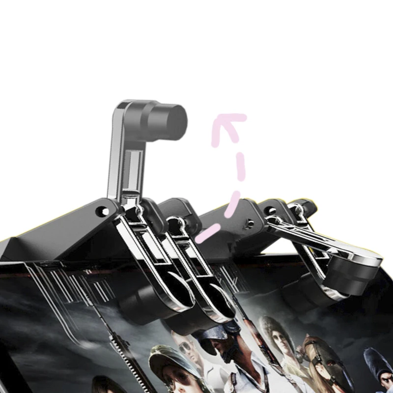 Новый телефон геймпад AK66 шесть пальцев триггеры Pubg металлическая кнопка пуска