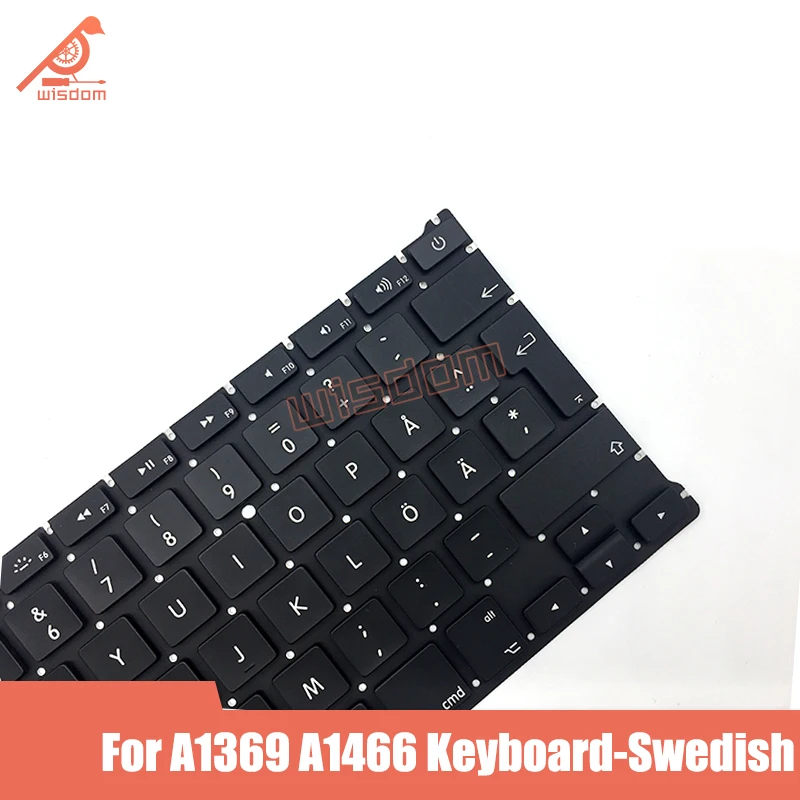 Шведская новая клавиатура для ноутбука Macbook Air 13 &quotA1369 A1466 шведская MD231 MD232 MC503 MC504