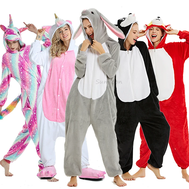 

Kigurumi Unicorn Pajamas For Boys Girls Women Men Pajamas Suit Onesie Adults Animal Panda Licorne Sleepwear Cosplay Pyjamas Kids