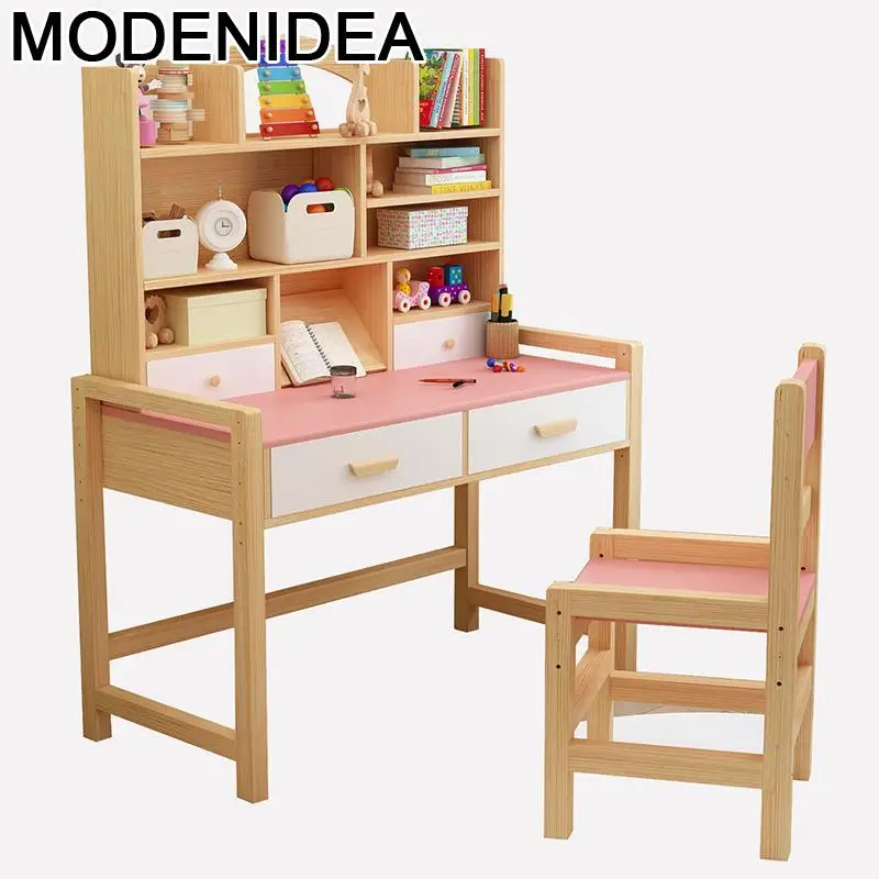 

Toddler Estudo Children Pour and Chair Avec Chaise De Estudio Adjustable Mesa Infantil Bureau Enfant Study Table for Kids