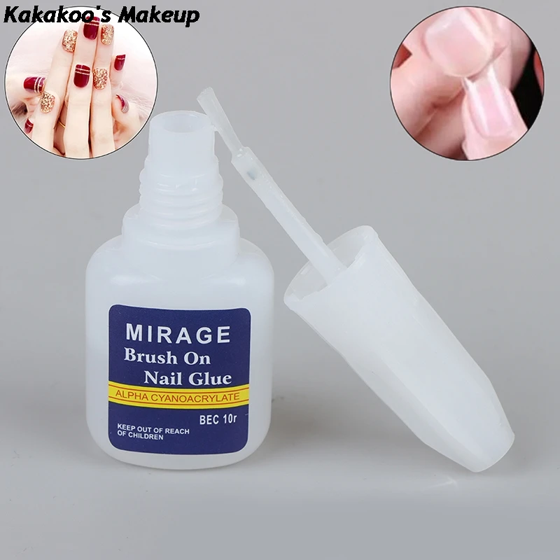 

10g Nail Glue Clear Strong Adhesive Acrylic False Nails Tips Makeup UV Gel