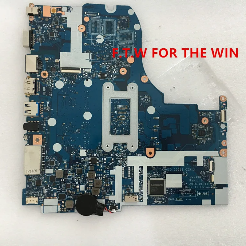 Kaufen 5B20N72213 MB FÜR Para Lenovo Laptop Motherboard 310-15IKB Laptop CPU I5--7200U 2G 4G NM-A981 100% Probado