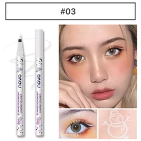 colorful matte liquid eyeliner pencil quick dry waterproof makeup white green liquid eye liner eyes cosmetics makeup tool tslm2