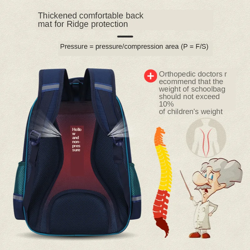 Модная детская школьная сумка для мальчиков и девочек водонепроницаемый