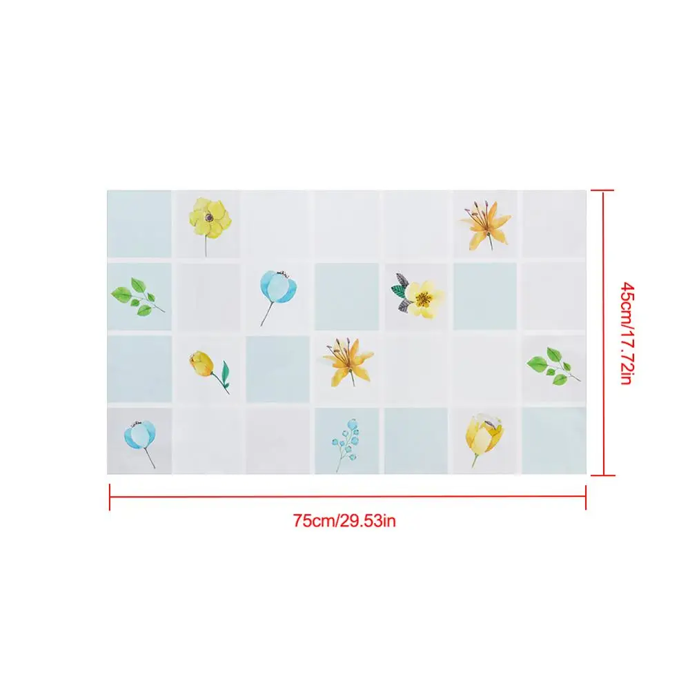 

3pcs Tile Backsplash Peel and Stick Removable Waterproof Oil-proof Sticker for Kitchen and Bathroom