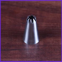 2540mm stainless steel decorating tip cake noozle cake puff decorating tools icing piping sugarcraft pastry tipm853