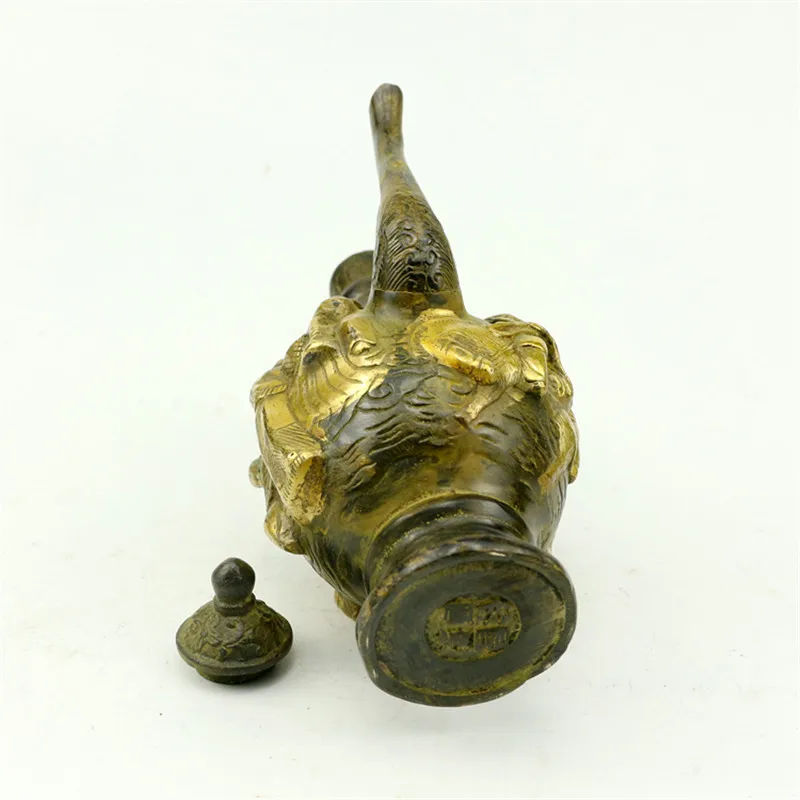 Ручная работа из чистой латуни изготовленный старой декоративной бронзы чайник