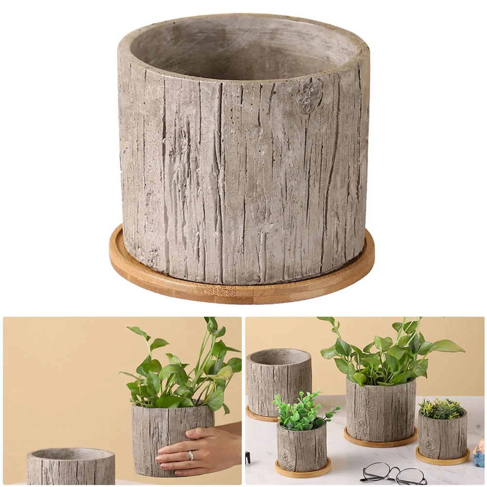 

Cement Clay Flower Pot Succulent Flower Pot Various Concrete Planter Vase Home Gardon Decoration Outdoor Or Indoor