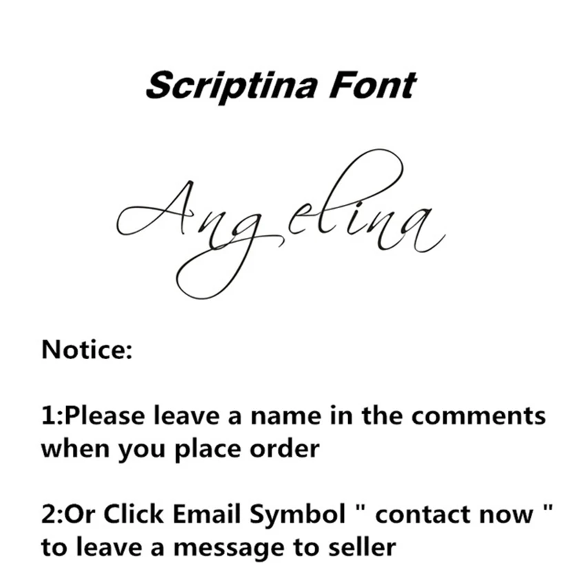 ND014 Customized Font Name Charm Necklace Personalized Custom Handwriting Name Plate Pendants Necklaces Link Chain Jewelry Women Gift - Окраска металла: ND014