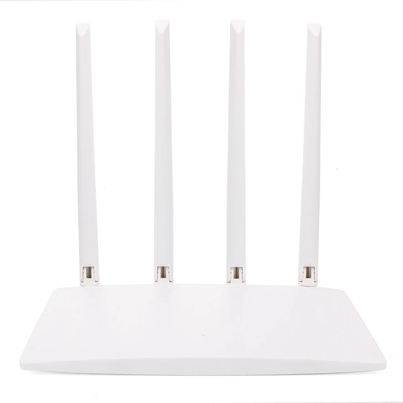 Wireless Router 300Mbps WiFi Router Repeater 4 Antennas Signal Amplifier Network Extender for Home Office EU Plug