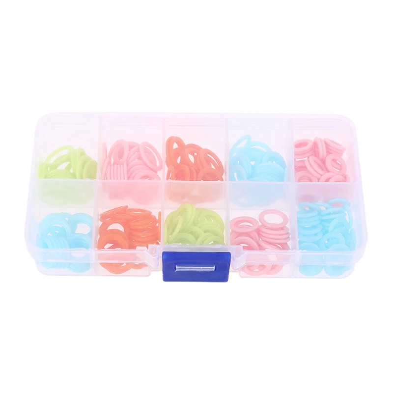 240 шт. круглая вязальная маркировка кольцо круги Ги вязание крючком Стич DIY