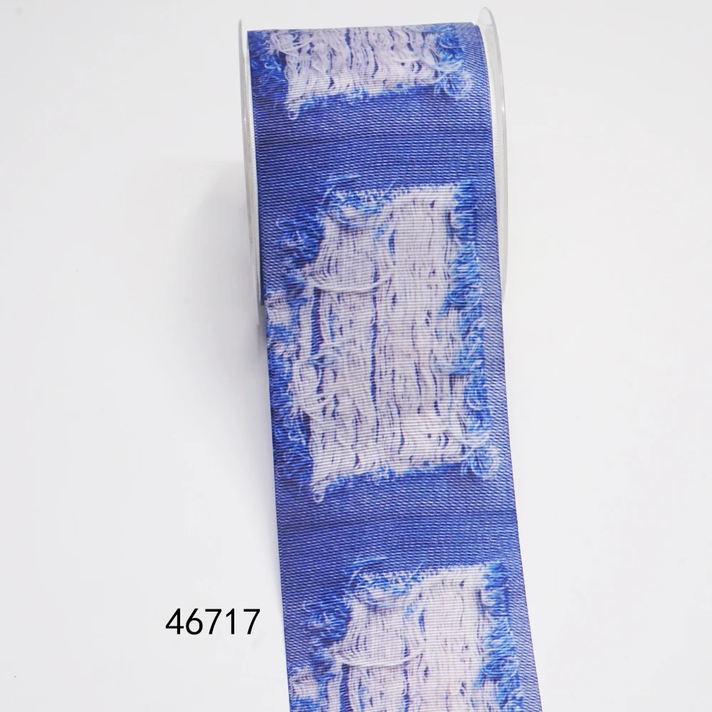 Аксессуары для шитья 5 ярдов с рисунком из джинсовой ткани 46717