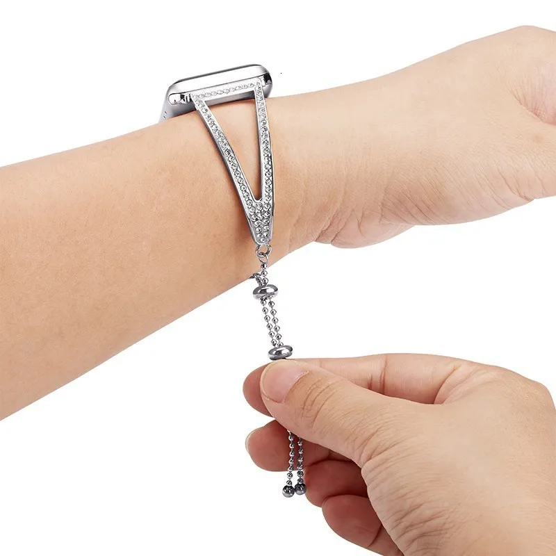 Регулируемый ремешок из нержавеющей стали для apple watch Band 42 мм серии 4 3 2 1 сменный Браслет ремень iwatch 38 мм 44 мм