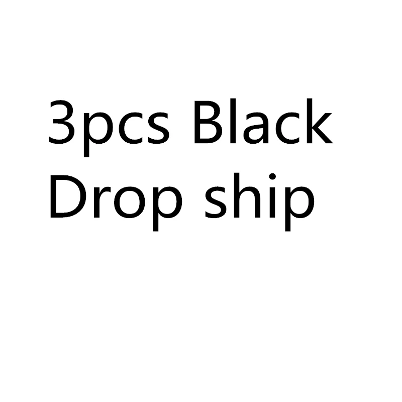 

Special link of 3 pcs black drop shipping