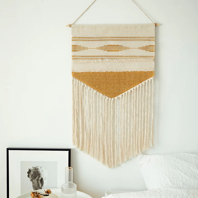Висячие в стиле бохо гобелен винтажная ткань украшение макраме ватт-час коробка