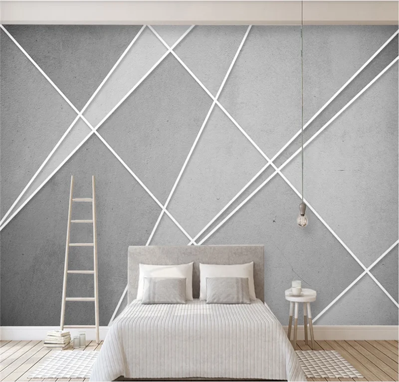 Пользовательские обои 3D фото стены простой Ретро Художественная линия