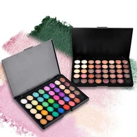 40 color eyeshadow pallete warm color smoky makeup palette matte multicolor eyeshadow palette lasting professional 1pc