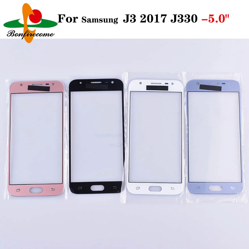 10Pcs\lot Replacement LCD Front Touch Screen Glass Outer Lens For Samsung Galaxy J3 2017 J330 J330F SM-J330FN J330N SM-J330F/DS | Мобильные