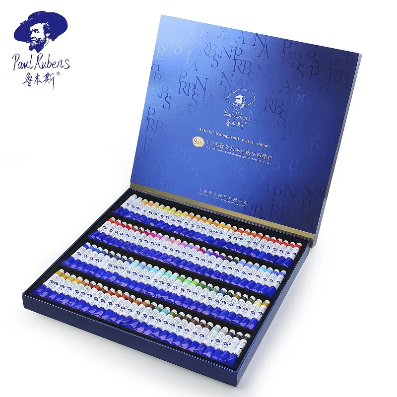 Paul Rubens акварельные краски в наборе 112 цветов 8 мл алюминиевые трубки