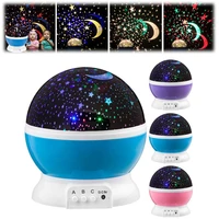 led projector star moon colorful rotating galaxy night light for children kids bedroom decor battery operated lamp gifts