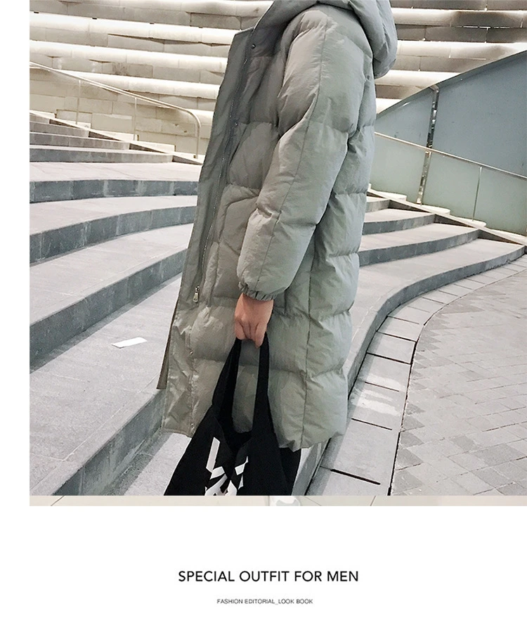 PViviYong Winter jacket men fashion male hooded coat jackets men high quality cotton Long coat men clothes bread parka 999