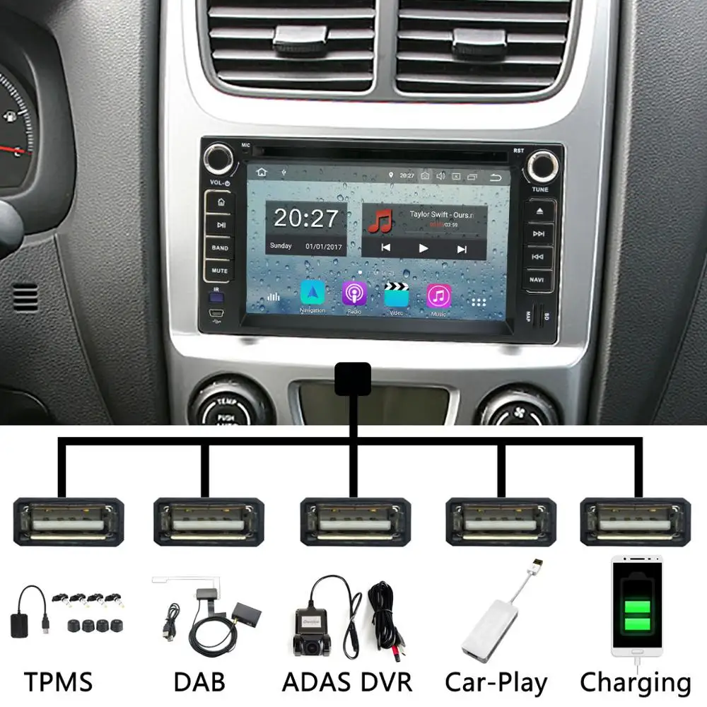 Восьмиядерный 4G+ 64G Android 9,0 5 USB порт для Kia Cerato S port age Sorento Rondo Carens Magentis Optima автомобильный Радио gps Navi DSP