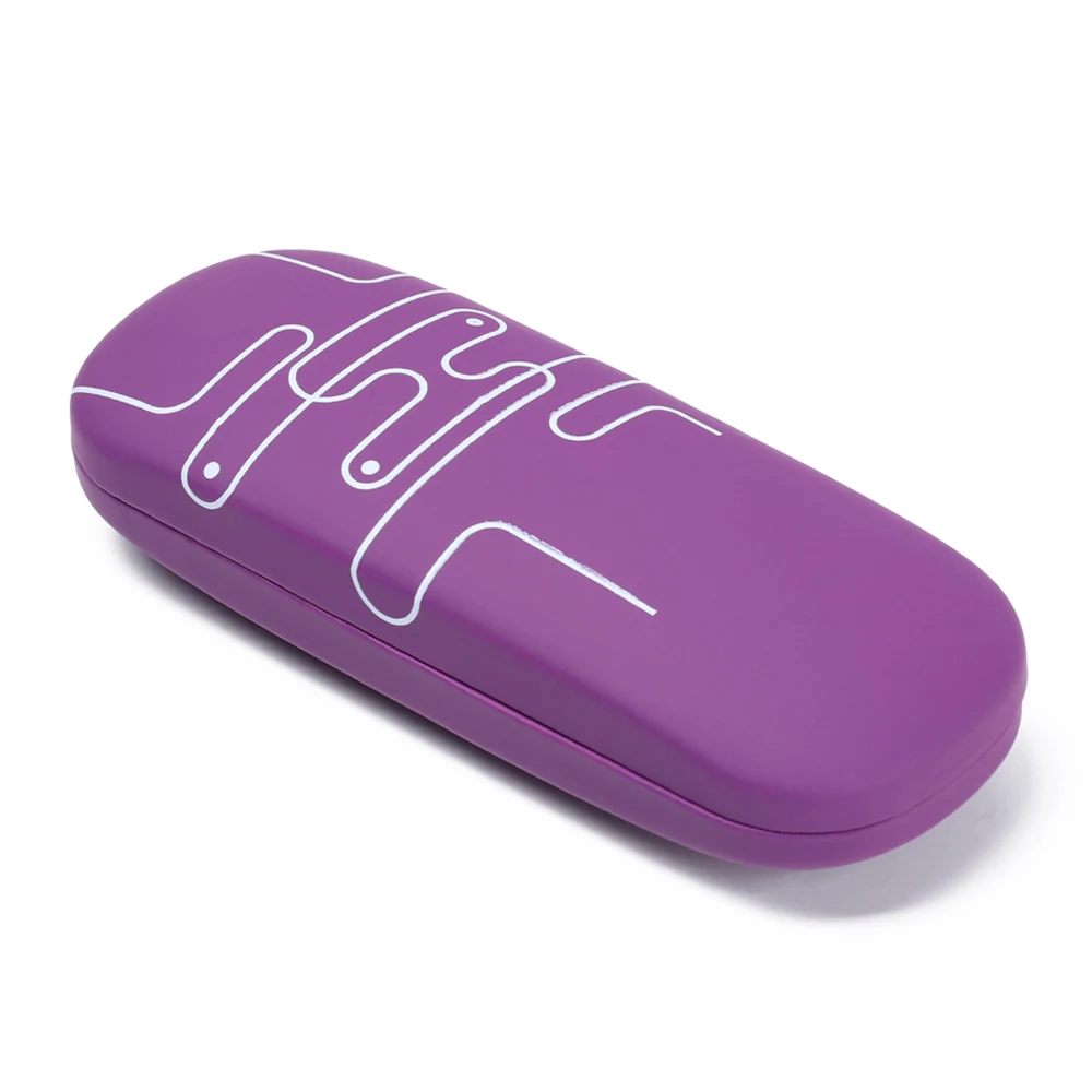 Модный чехол унисекс для очков 1 шт. искусственная кожа очки глаз жесткий