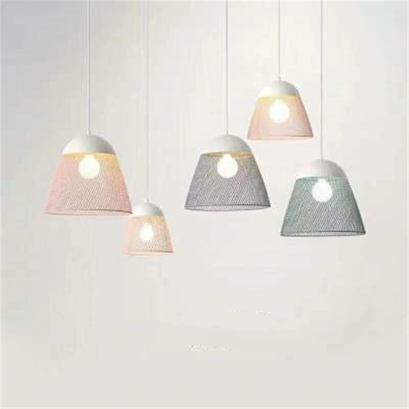 

Northern Europe Creative Post Modern Restaurant Lamp Coffee Shop Lamp Milk Tea Lamp Bar Lamp Free Shipping LED Bulbs Metal White