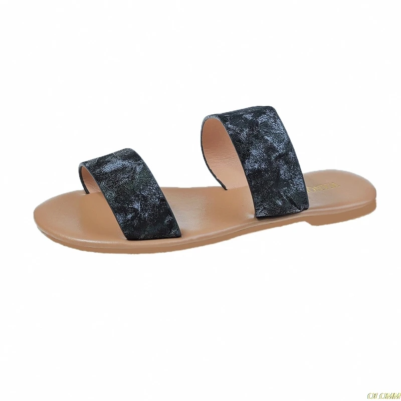 

Women Shoes Ladies Spring Summer Flat Heel Strap Slippers Beach Sandals Roman Shoes Flat Sandals sandalias mujer 2020 New