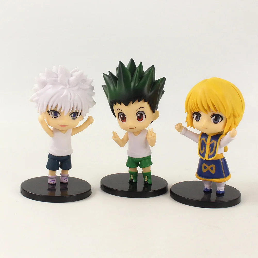 6 шт./комплект игрушечные фигурки охотника x Hunter Killua Zoldyck Gon Freecss из ПВХ 10 5-11 5 см
